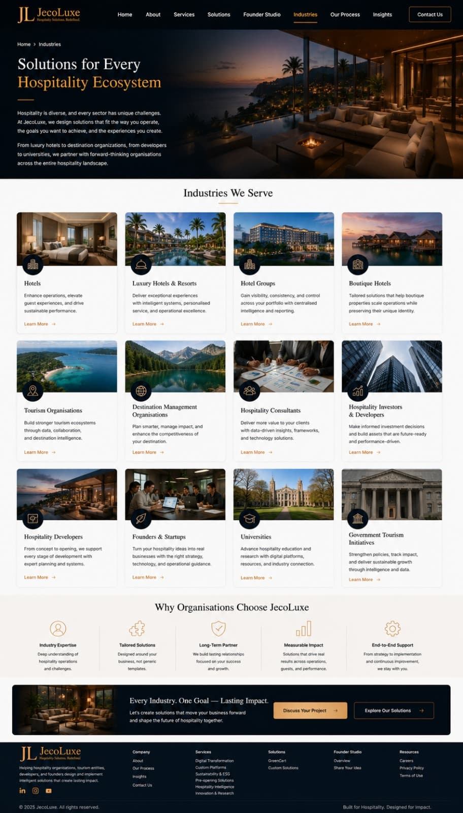 Luxury hotel interior
